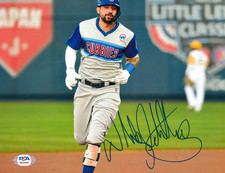 NICK CASTELLANOS signed (CHICAGO CUBS) baseball 8X10 photo PSA/DNA AK25891