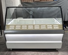 Ice Cream Freezer. Premium Scoop ice cream vitrine.