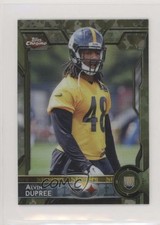 2015 Topps Chrome Mini Rookies STS Camo Refractor 4/99 Bud Dupree Alvin #157 4c6