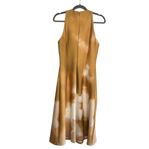 DONNA KARAN NWT $139 Watercolor Sleeveless Sheath Dress Size Women's 8 - Picture 3 of 8