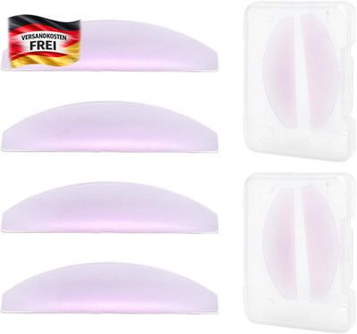 Wimpernlifting Pads Set 4 Stück Selbstklebend Silikon ultradünn für professionel
