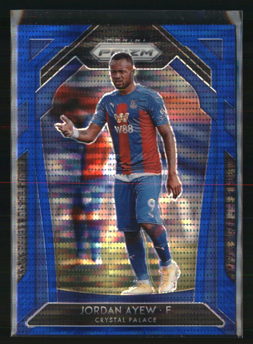 Jordan Ayew 2020 Panini Prizm English Premier League Breakaway Blue /195 #72