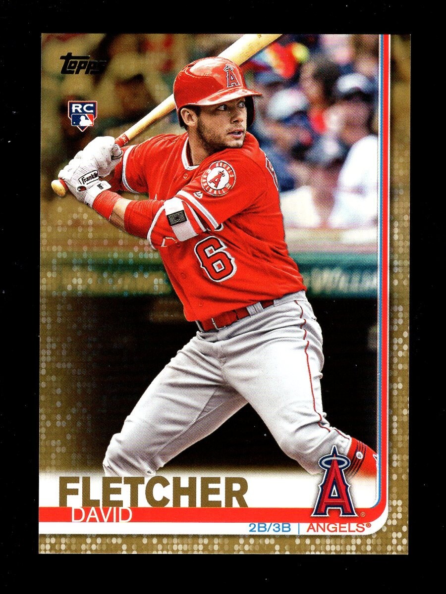 2019 TOPPS GOLD #520 DAVID FLETCHER RC 176/2019 ANGELS