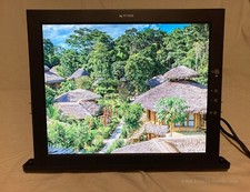 Monitor de pantalla LCD VGA retráctil HP TFT7210R 17" 1U montaje en rack