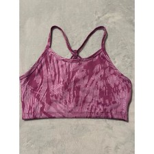 Z by Zella Girls Purple Strappy Athletic Sports Bra Sz 8/10