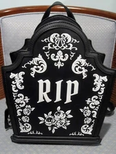 Hot Topic RIP Tombstone mini backpack