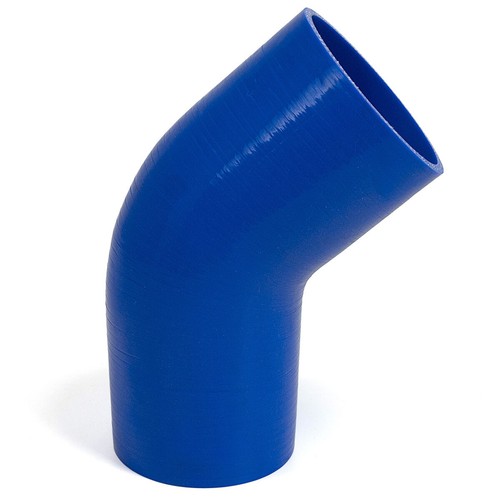 SAAS 45 DEGREE SILICONE BLUE HOSE 102 X 102MM TURBO INTERCOOLER SSH45102102E - Picture 2 of 3
