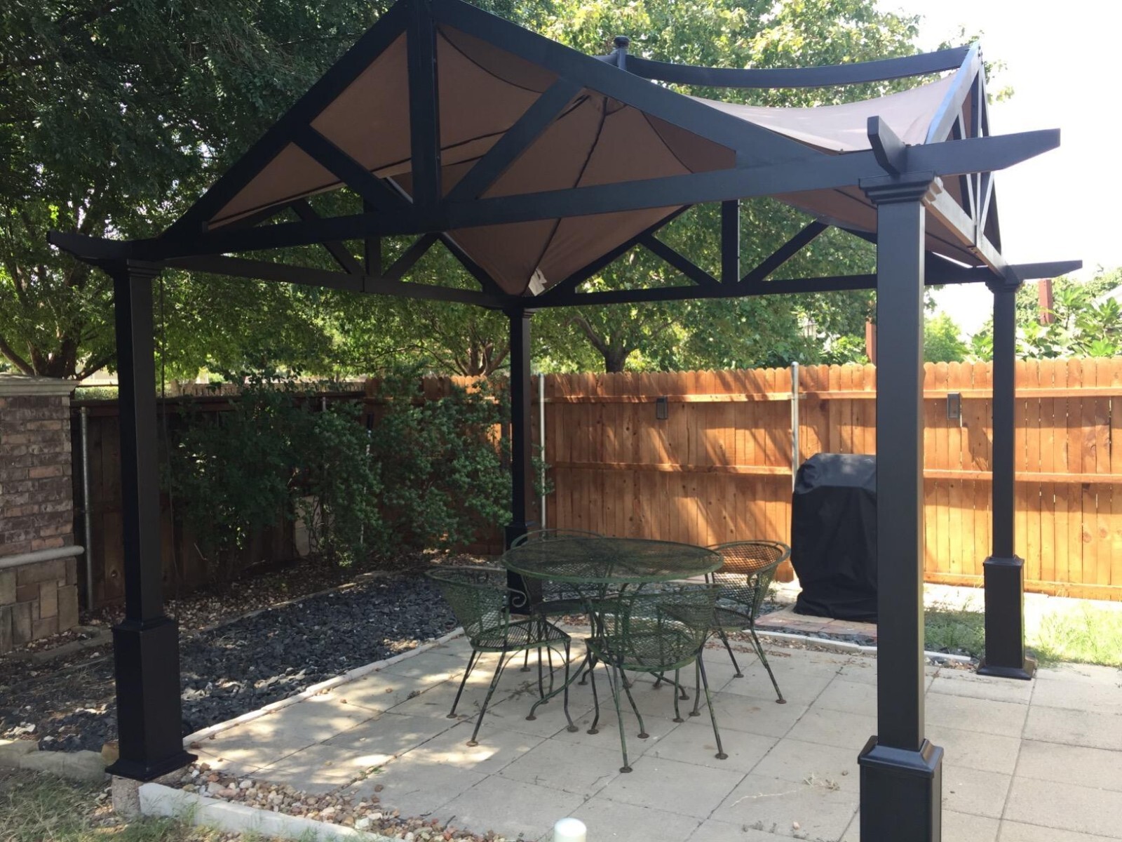 Brown Canopy Top Replacement for Lowe's 10ft x 10ft Gazebo #GF-12S039B/ GF-9A037