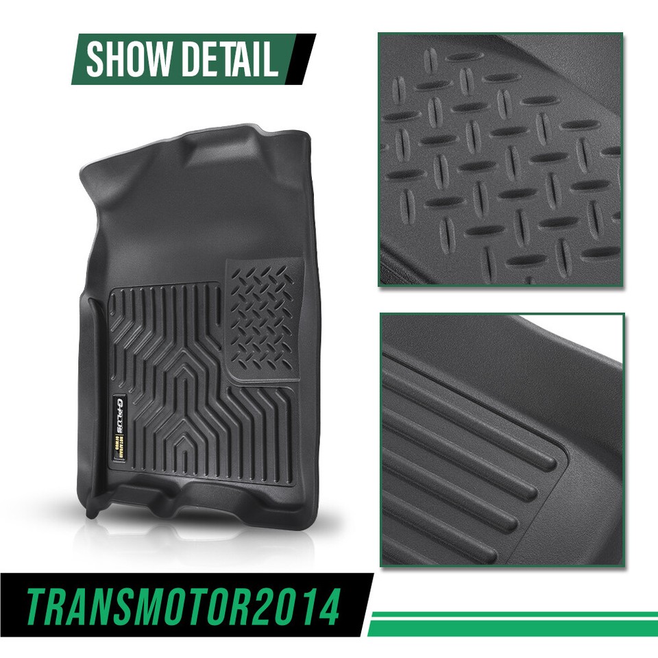 All Weather Floor Mats Fit For 20092024 Dodge Ram 1500 Classic Crew