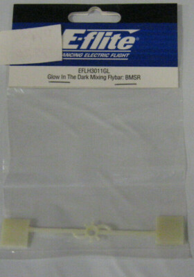 E-FLITE EFLH3011GL GLOW IN THE DARK MIXING FLYBAR: BMSR NEW NIP