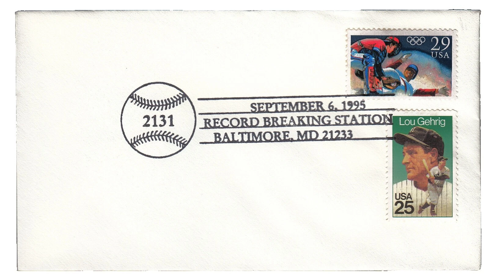 Precancel Baseball United States Stamps