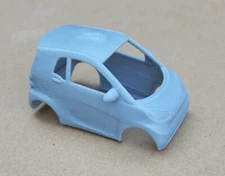 ABS-LIKE RESIN 3D PRINTED 1/25 2011 SMART FORTWO COUPE BODY