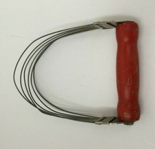 Androck Vintage Pastry Blender Cutter Red Wood Handle Made in USA