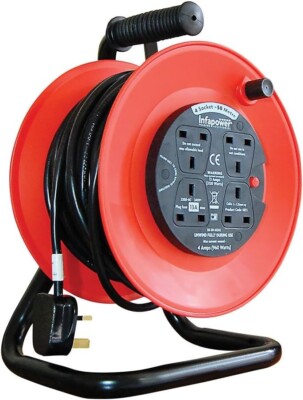 25m,50m 4 Wege Verlängerungskabel 13 Ampere 240V AC