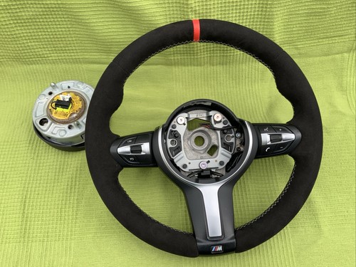 BMW F20 F21 F22 F30 F31 F33 F34 F25 X3 M VOLANTE DEPORTIVO ALCANTARA COMPLETO - Imagen 22 de 24