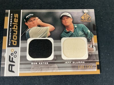 2003 SP Game Used Edition - Authentic Fabrics Doubles #AFD-BE/JS Jeff Sluman,...