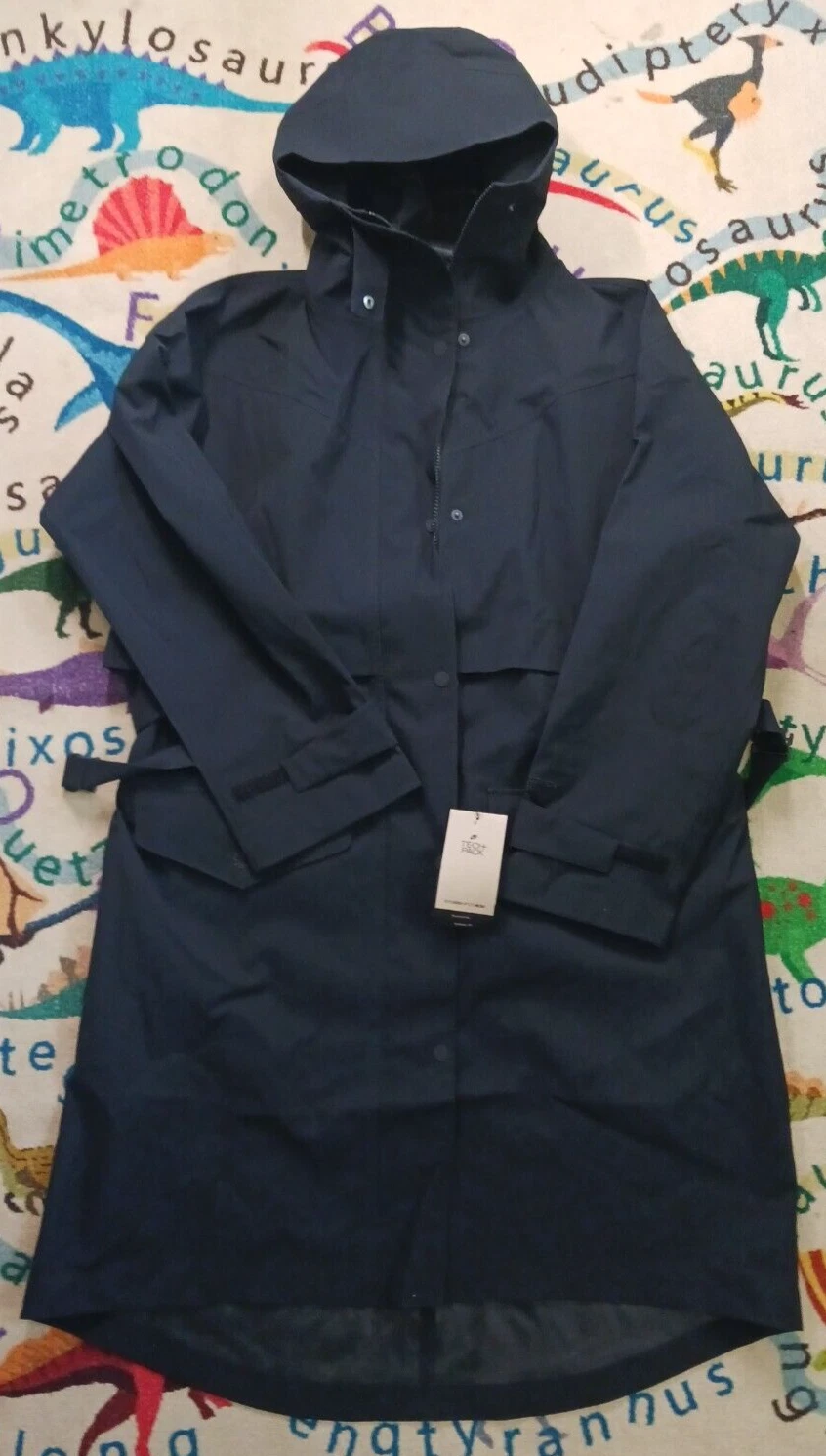 Nike Sportswear Storm-FIT ADV Tech Pack Parka Black Sz L DQ7002-010 Womens $450