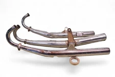 1977 77 Kawasaki KH400 S3 Exhaust Header Muffler Pipes *2708 #14