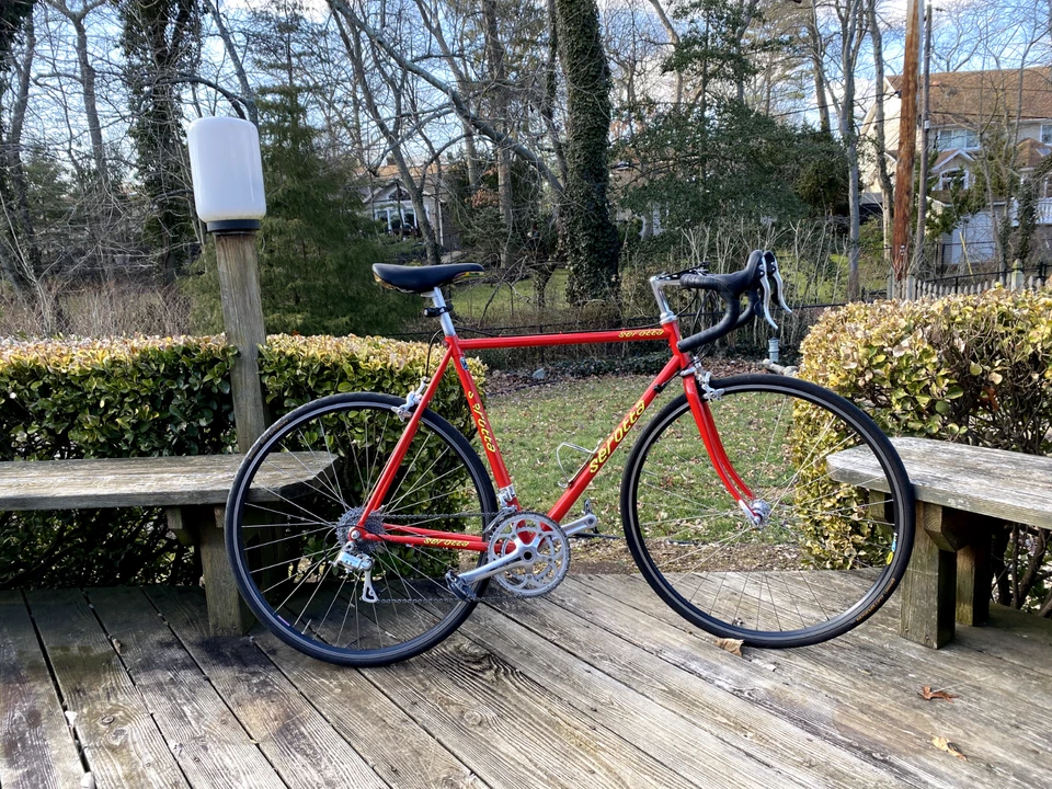 Tubo Serotta Colorado 54 cm Campagnolo Veloce 10 SPD Tange reconstruido en 2020 Foto 3 de 4