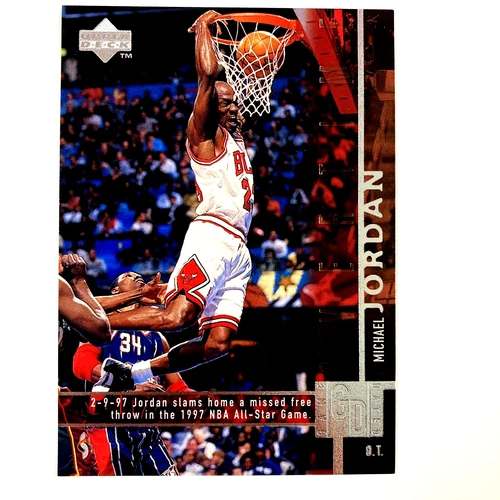 Michael Jordan 1997-98 Upper Deck Game Dated Card #316 NBA HOF Chicago Bulls