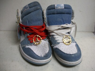Nike Air Jordan 1 Retro High OG Denim Blue White Gold DM9036-104