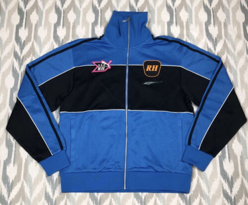 PUMA RHUDE Sport Patch LOGO Men's Full Zip Track Jacket Palace Blue Size S Small - Picture 6 of 15