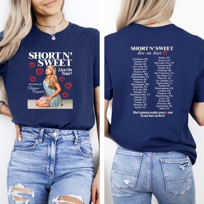 Short And Sweet T-Shirt, Sabrina Shirt, Sabrina Merch Shirt, Carpenter Fan Shirt