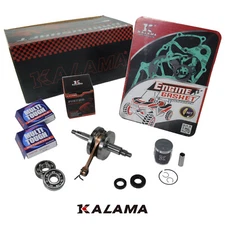 For CR80R Engine Rebuild Kit Crankshaft Bearing Piston Gasket Oil Seal Kit 86-02