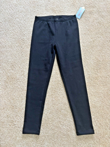 Cat & Jack Girls' Black Fleece Lined Leggings - Size 14