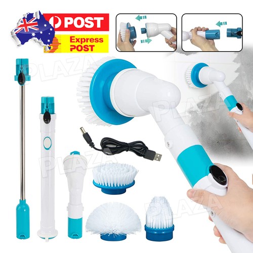 Rechargeable Spin Scrubber Electric Turbo Scrub Cleaning Brush Cordless