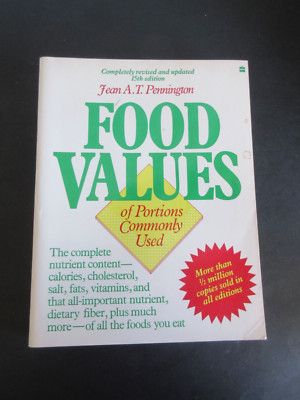 FOOD VALUES BY JEAN A.T. PENNINGTON 1989a