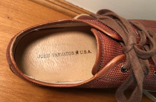 John Varvatos Star USA Brown Sneakers - Size 9 - Picture 6 of 9