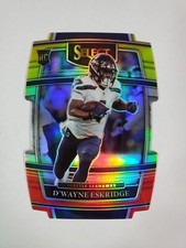 2021 Select Dwayne Eskridge Yellow & Red Die Cut #60 Rookie Seahawks