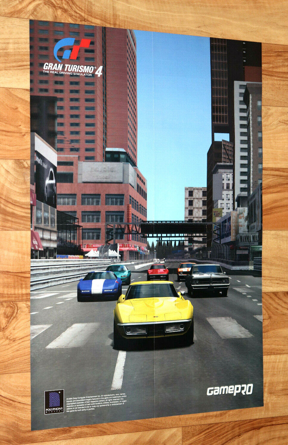 2004 Gran Turismo 4 The Real Driving Simulator Rare Poster 58x39cm PS2 PS3  PSP.