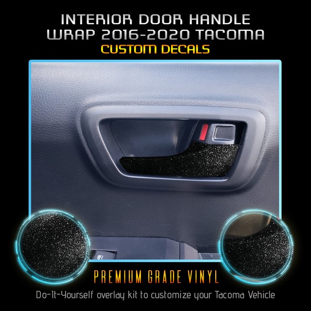 For 20162020 Interior Door Handles Trim Vinyl Wrap Kit Glossy