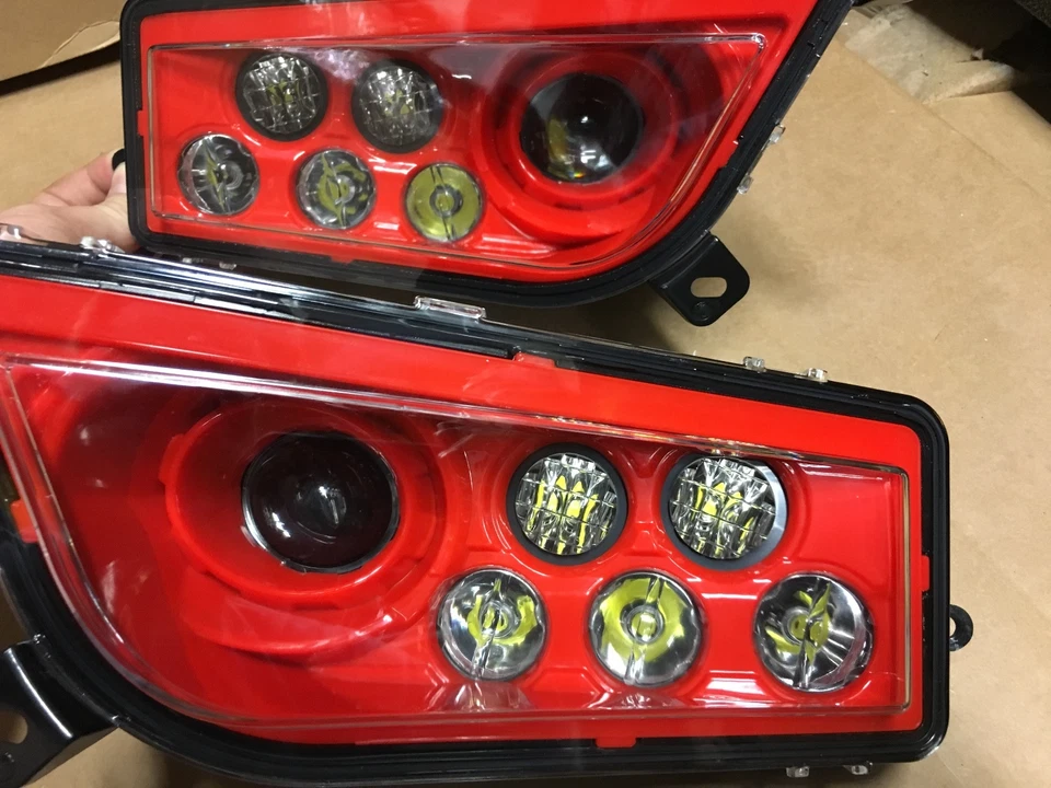 2015-2021 POLARIS RZR 900 & S RED LED HEADLIGHTS CONVERSION KIT 1000 S - Image 2 of 4