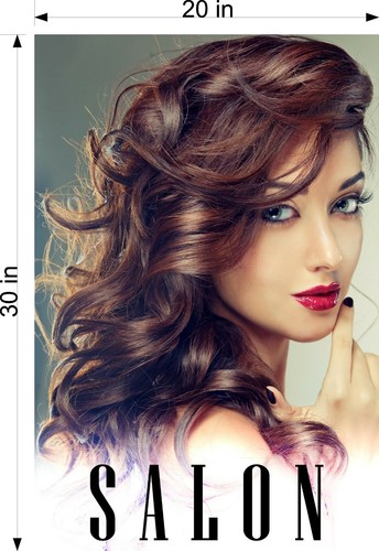 Hair Salon 02 Wallpaper Fabric Poster Adhesive Backing Décor ad Beauty Vertical - Picture 6 of 10