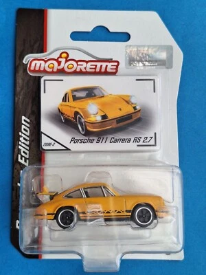 Porsche 911 Carrera RS 2.7 🔥 Majorette Edition ouvrant Capot Moteur eb2 - Photo 1/2