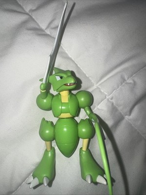 Pokémon SCYTHER Battle Feature Figure with Chop Attack Arms (Missing Wings)