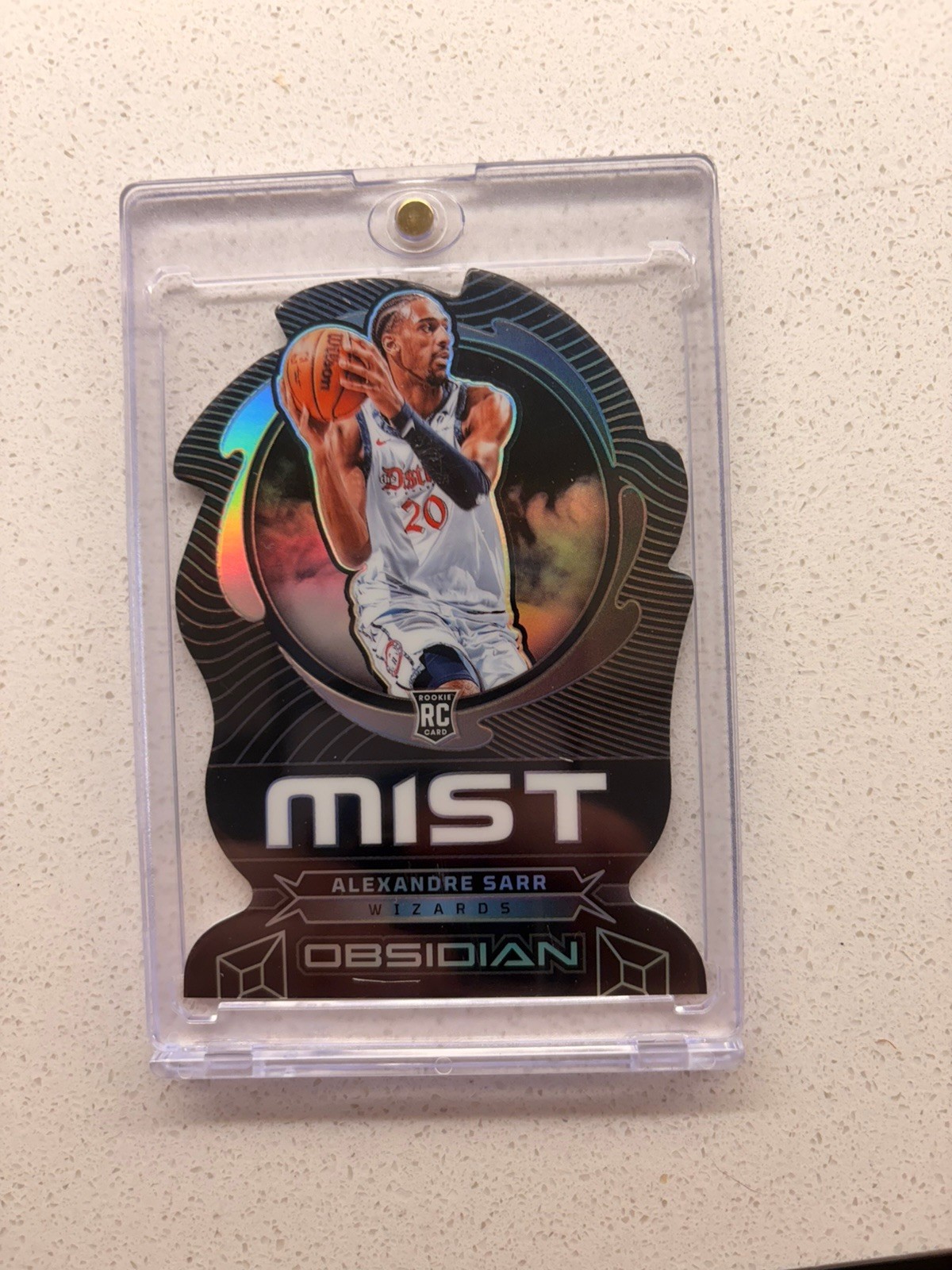 Alexandre Sarr 2024-25 Panini Obsidian Mist Rookie RC Die-Cut #6 SSP