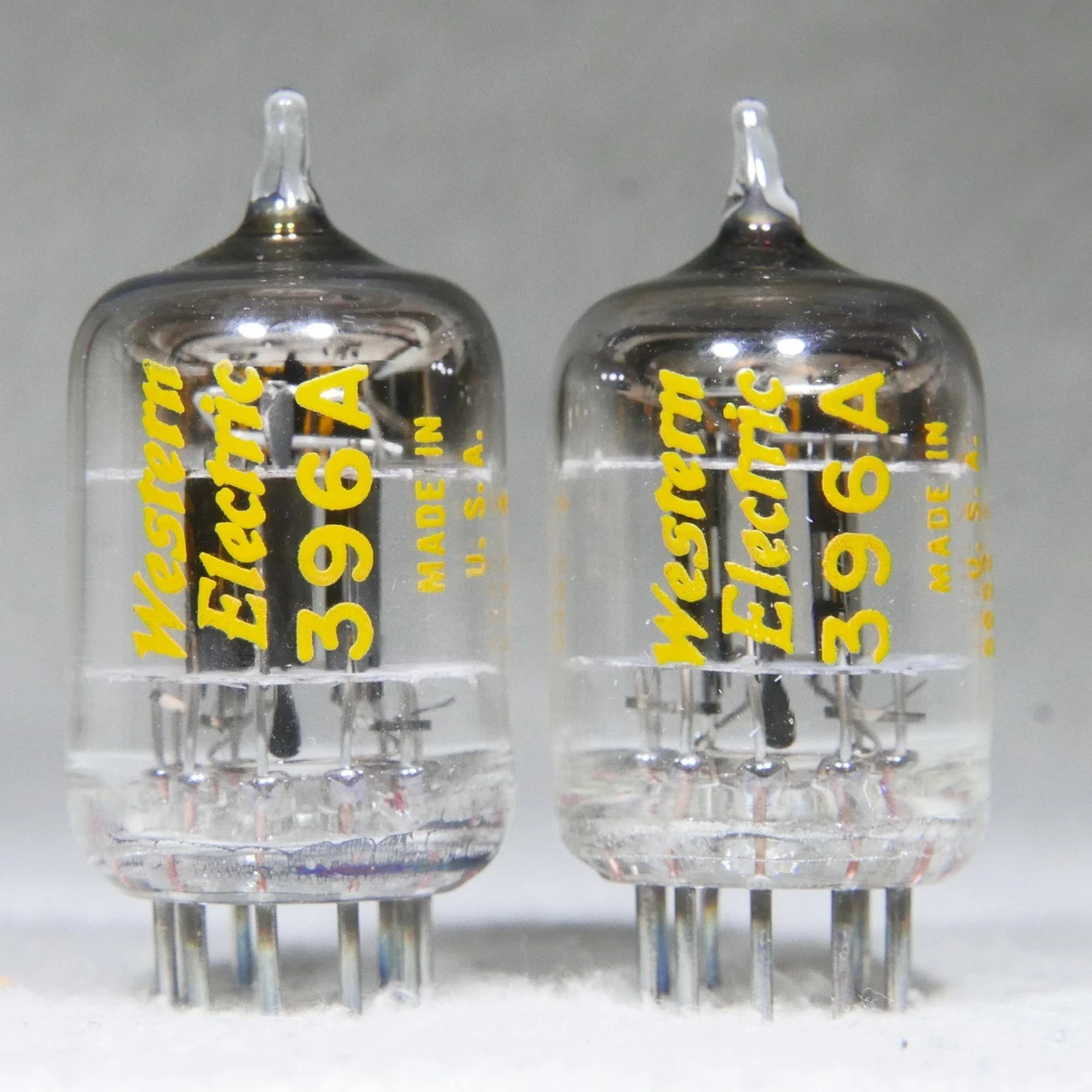 Tubes À Vide Western Electric 271A Paire Usagée Testée Audio Hi-Fi