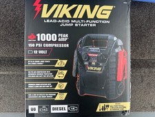 Viking 1000 Peak Amp Jump Starter With 150 Psi Air Compressor 59531 Brand New Viking 1000 Peak Amp Jump Starter With 150 Psi Air Compressor 59531 Brand New