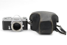 Near MINT Nikon Nikomat EL Silver 35mm SLR Film Camera Body From JAPAN
