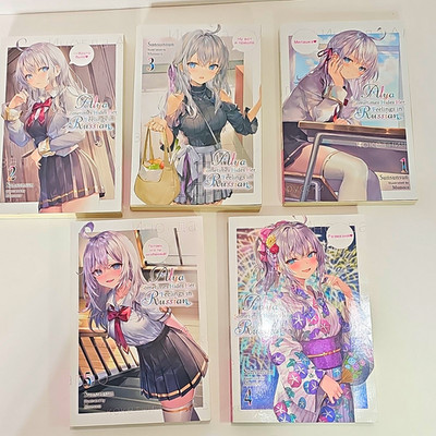 Alya Sometimes Hides Her Feelings in Russian Light Novels Vol. 1-5 English Lot