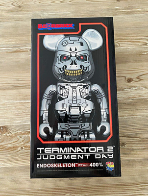 MEDICOM TOY BE@RBRICK - Terminator 2 (T2 Ver.) 400% - FACTORY SEALED