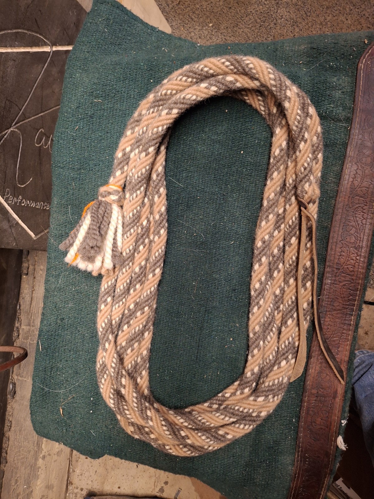 New Zealand 5/8  22' Mecate Reins