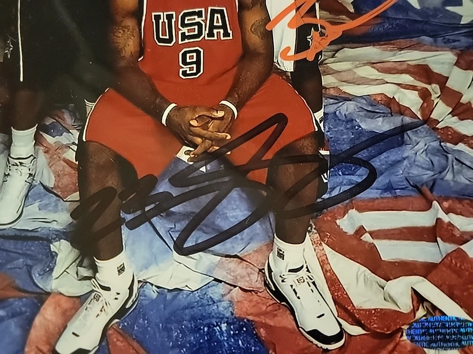 Lebron, Anthony & Wade Hand-Signed Autographed 8x10 Photograph W/COA Olympics - Image 2 of 4