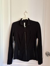 Lululemon Align Jacket Women 8 Luon Black Ful...