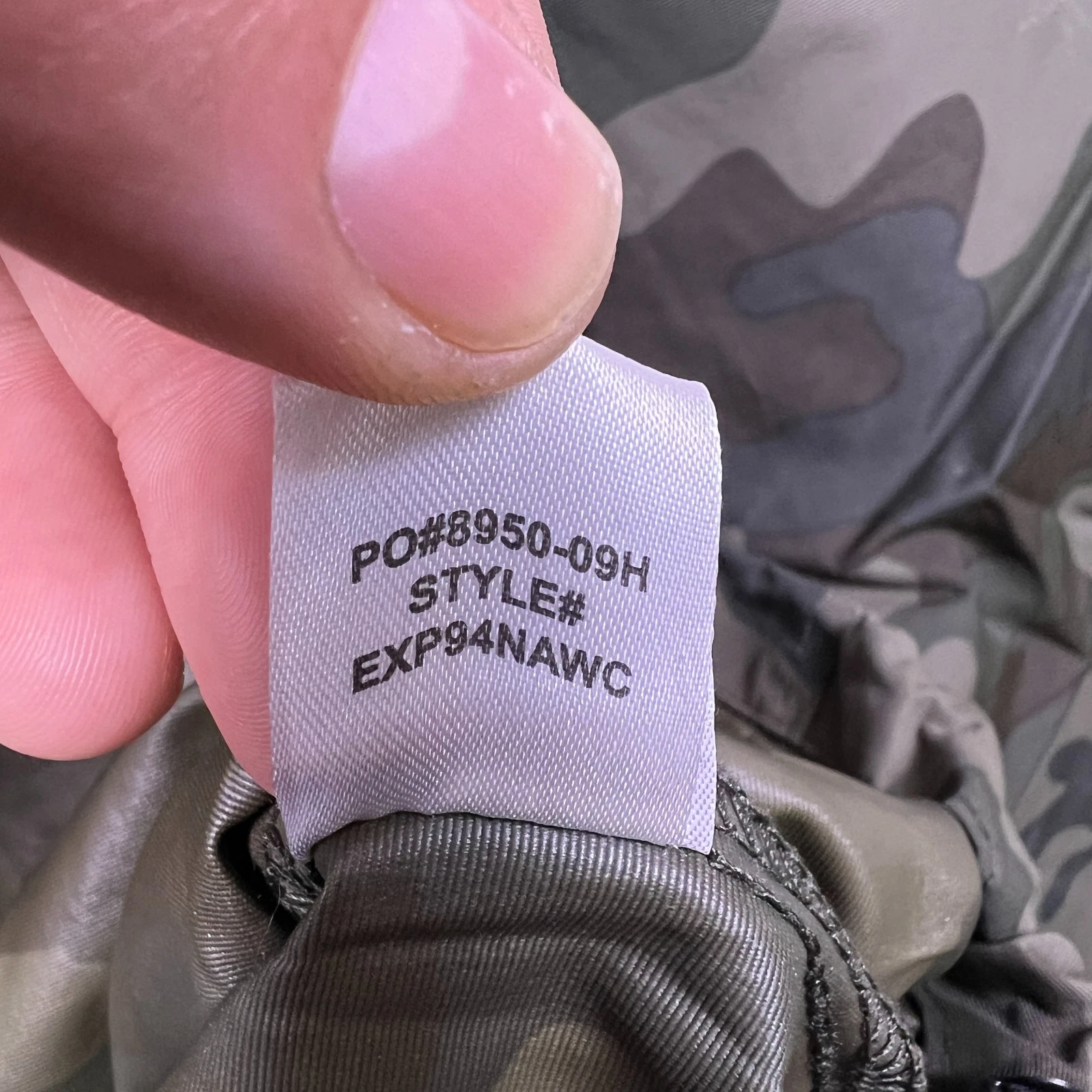 Anti Social Social Club Mens Green Orange Logo Camo Anorak Jacket Size XL - product detail image 5