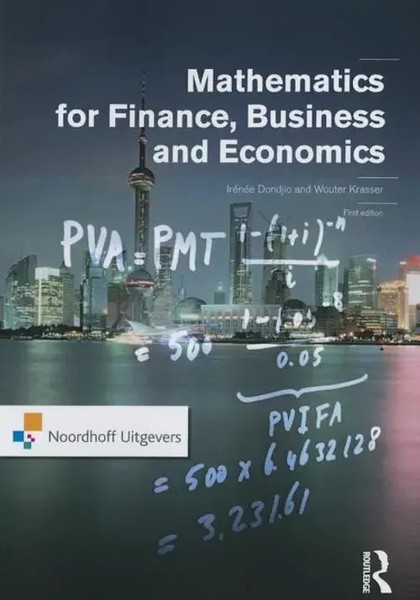 Mathematics For Finance, Business And Economics | Irenee Dondjio (U. A.) | Buch-image